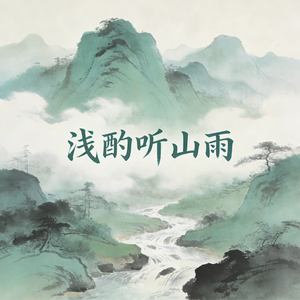 浅酌听山雨