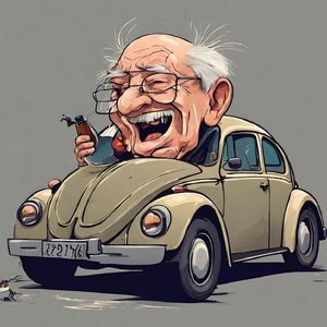 O Fusca e o Velho Bebado