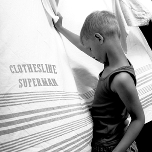 Clothesline Superman