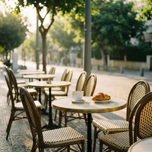 בוקר שמח בקפה בשדרה