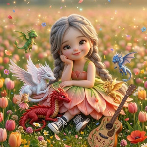 ちびかのんと龍の空