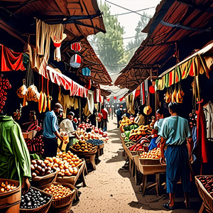 Lagu pasar tradisional rakyat