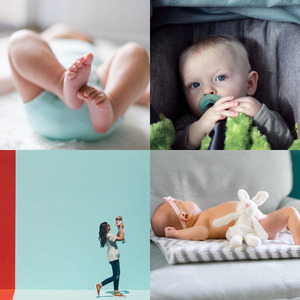 一尘不染休息的宝贝印象数