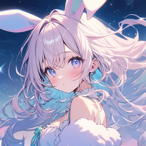 穏やかな月夜の静寂