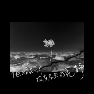 他站在一片没有尽头的荒野