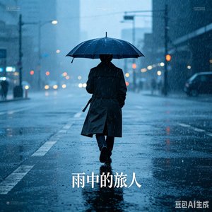 雨中的旅人