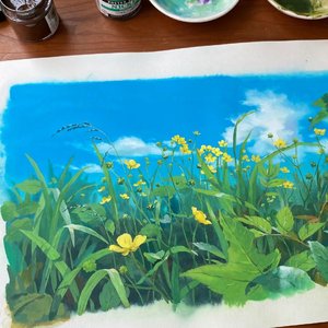 明月朗照胡枝子