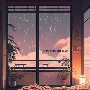 honda in the rain