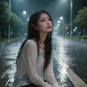 《雨中无果女声版》
