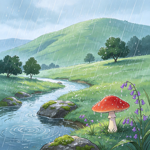 白噪音下雨声