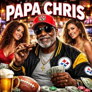 Papa Chris Rolling Dice.