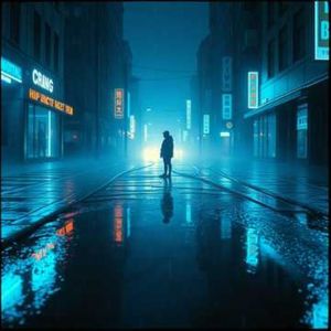 下雨街道