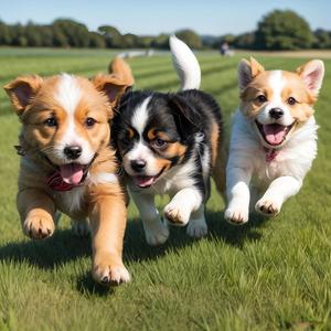 정신 없이 뛰어가는