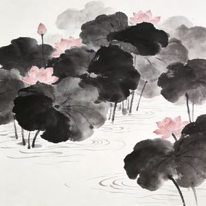 路灯下的影子