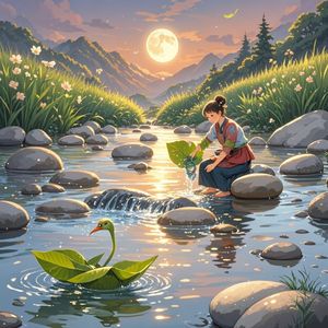 溪水中有个月亮-张才