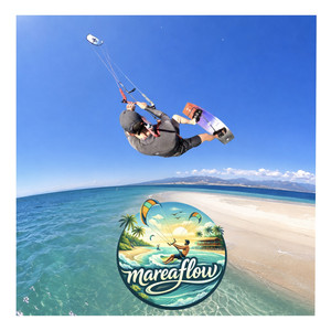 In der Welle Kitesurfen