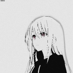 Pink hearts in her eyes