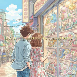 Let’s stroll around the city dressed lightly