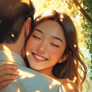 溶け合うように