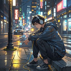 耳机里的灯火-鲸落