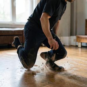 Stomping on the floor