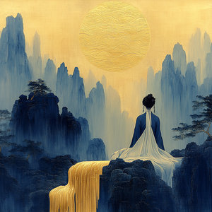 望庐山瀑布 伴奏