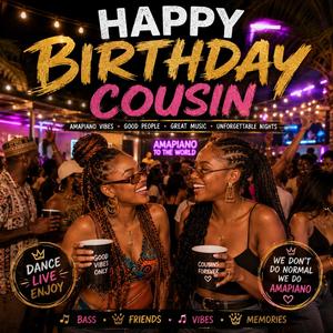 Happy Birthday Cousin Amapiano