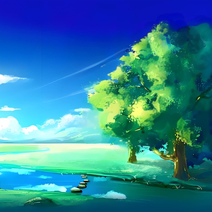 五彩的晚霞 (钢琴曲纯音乐)