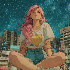 窓辺のシルエット