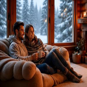 The river is singing a song to the pebbles