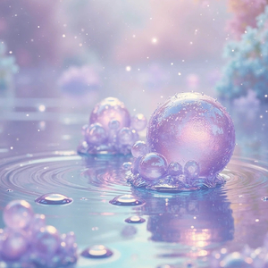 月夜のバスタイム