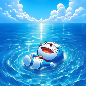 蓝色哆啦忧郁心