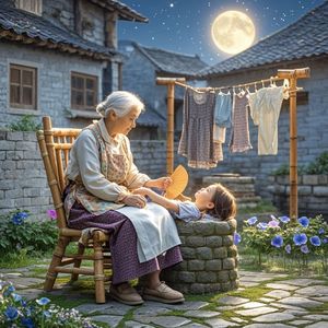 蒲扇摇过的夏天