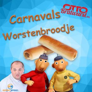 Carnavals Worstenbroodje