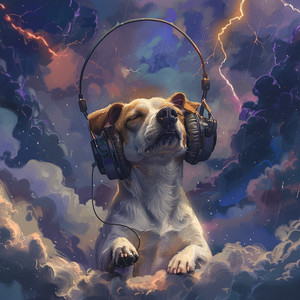Thunder's Soothing Canine Melodies