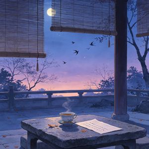 晚风萦思
