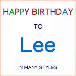 Happy Birthday To Lee - Jazz