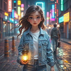 霓虹灯下的微光-谷之华