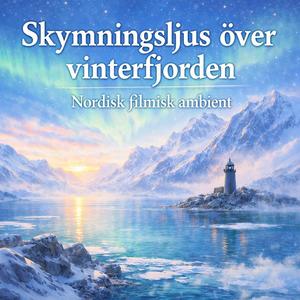 Fruset ljus över tyst kust: Skymningsbris vid vinterhavet