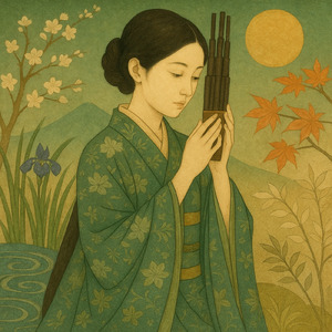 秋の月