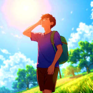 晴れた空に手を伸ばして