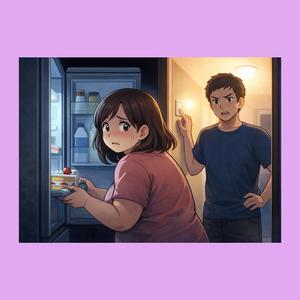 Diet Declaration! But I Want to Eat… Hope No One Sees Me!｜ダイエット宣言！でも食べたい！見つかりませんように