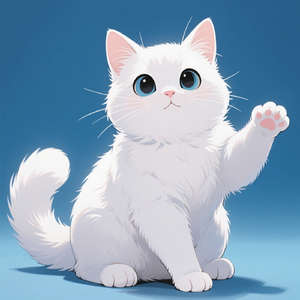 白ねこのミルキー