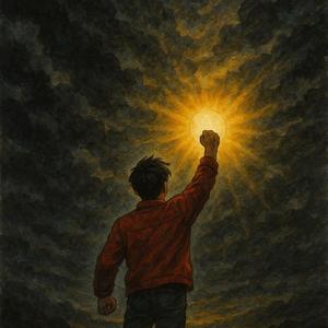 '암천항일(暗天抗日)'“어두운 하늘 아래에서도 태양을 향해 나아간다