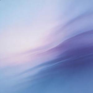 moon drifting under snow