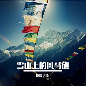 雪山上的风马旗