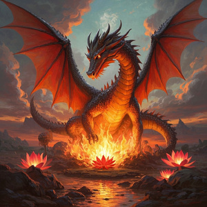 Lotus of fire