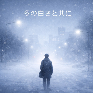 冬の白さと共に