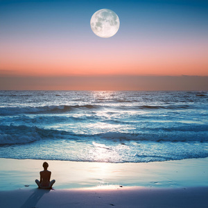 Los Tonos Relajantes De La Noche Se Derriten