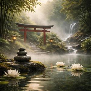 MIST PATH AT DAWN